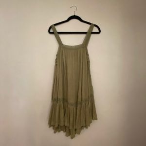 Free People Olive Green dress/ smock